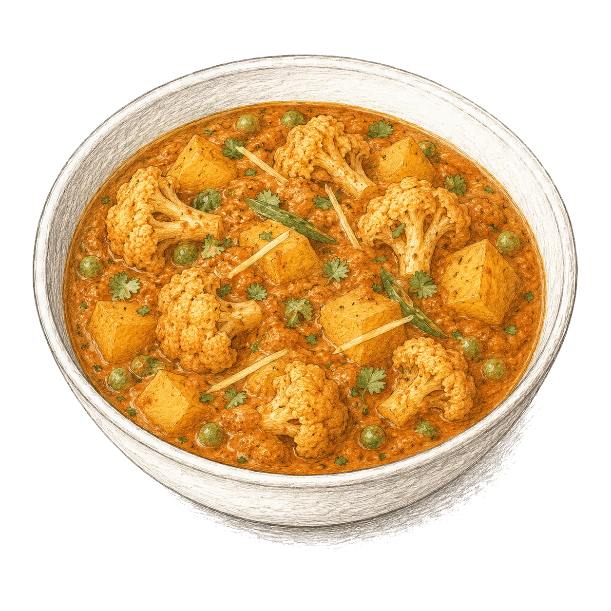 Dhaba-Style Gobi Aloo Matar